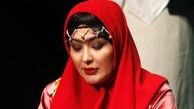 مریم معصومی در نمایی از تئاتر «وقایع اتفاقیه»