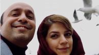 سیاوش صفاریان پور و همسرش روی آب+عکس