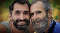 هادی کاظمی در آغوش پدرش + عکس