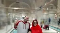 گردش ساناز سماواتی و خانواده در اماکن تاریخی+عکس
