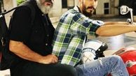 بهتاش همراه با شوهر واقعی هما