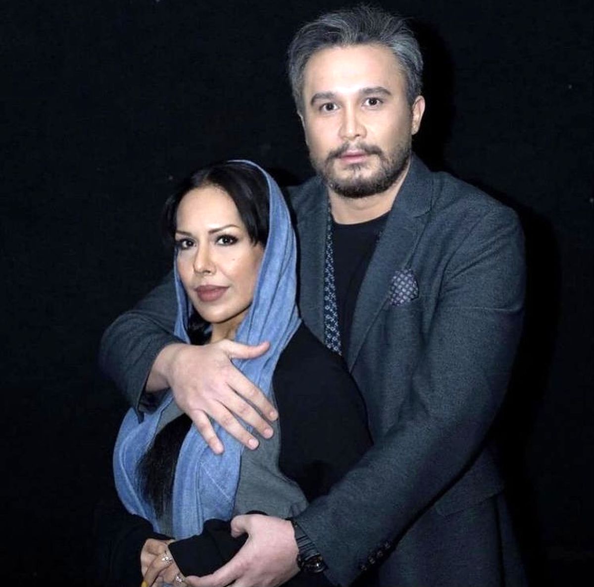 کیوان محمودنژاد و همسرش + عکس