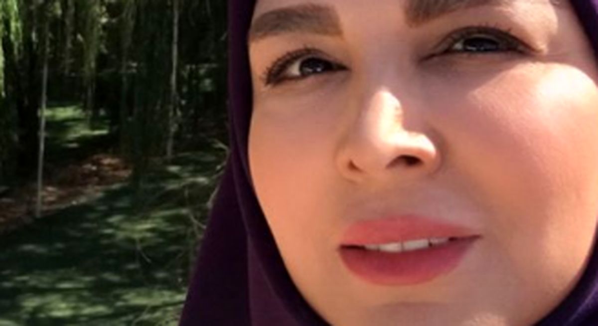 حجاب شهره سلطانی با مقنعه + عکس
