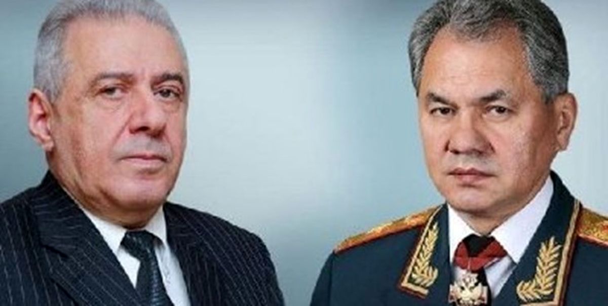 تماس تلفنی وزرای دفاع روسیه و ارمنستان
