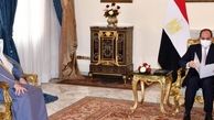 دیدار فرستاده امیر کویت با رئیس جمهور مصر