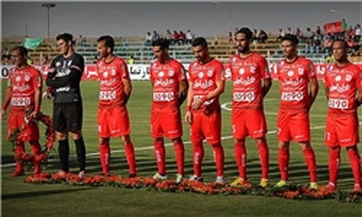 پایان نیمه نخست بازی پرسپولیس و تراکتور سازی