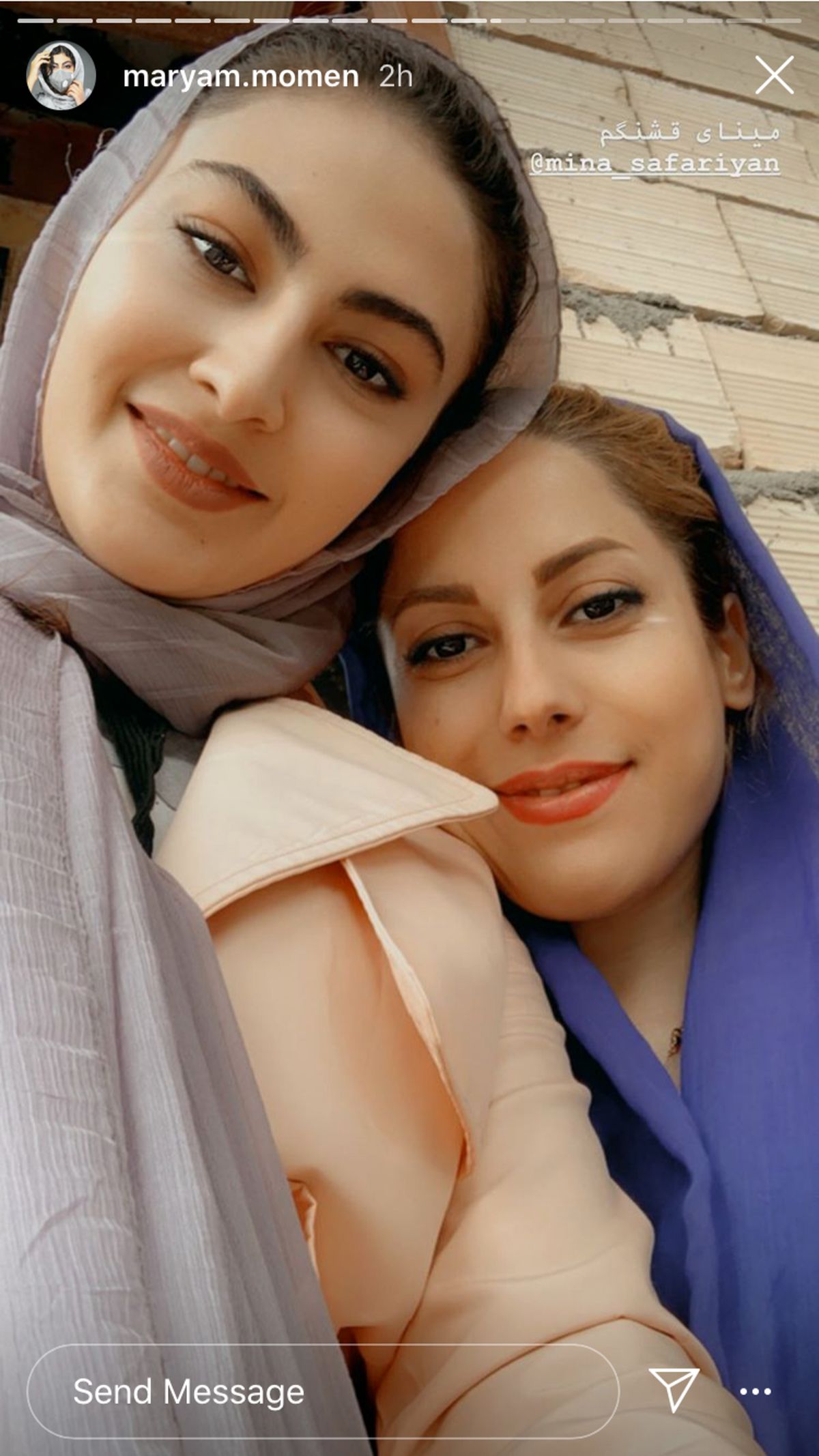 سلفی دوستانه بانوی عمارت + عکس