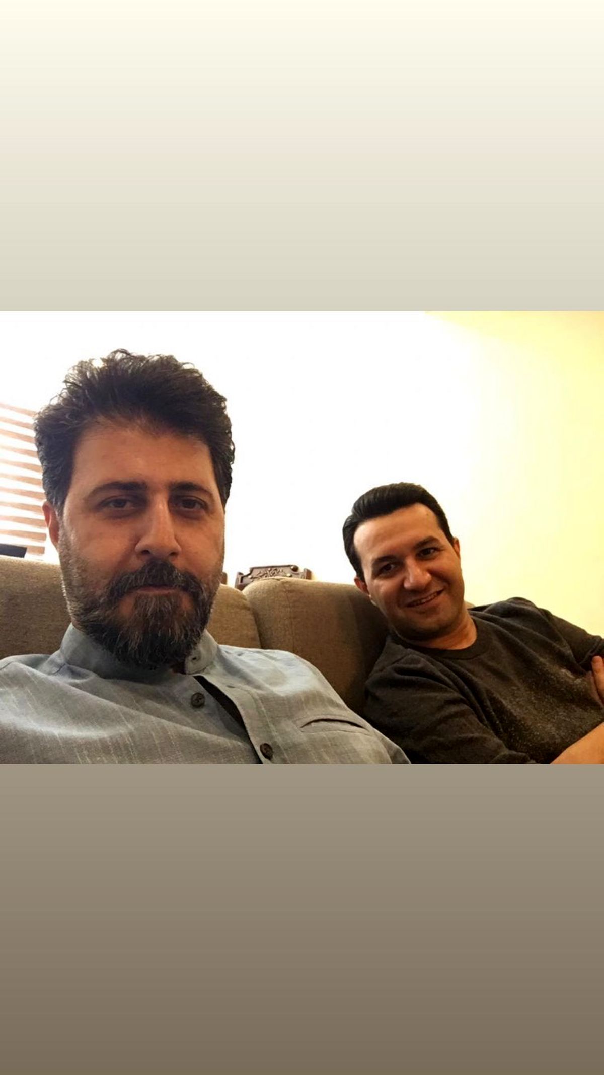 سلفی هومن حاجی عبداللهی با دوستش + عکس
