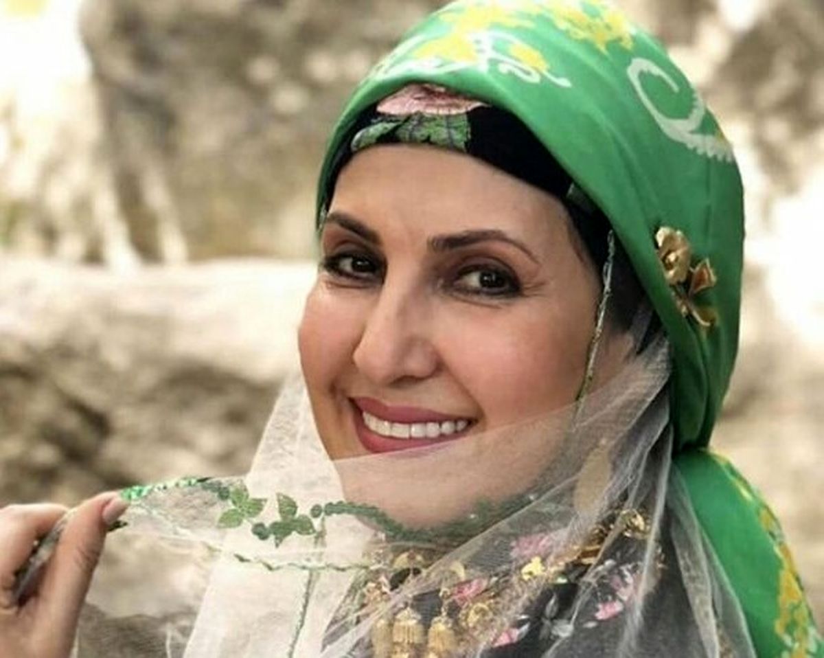 فاطمه گودرزی در لباس زیبای کردی+عکس