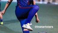 امیرعباس گلاب هم فوتبالیست شد + عکس