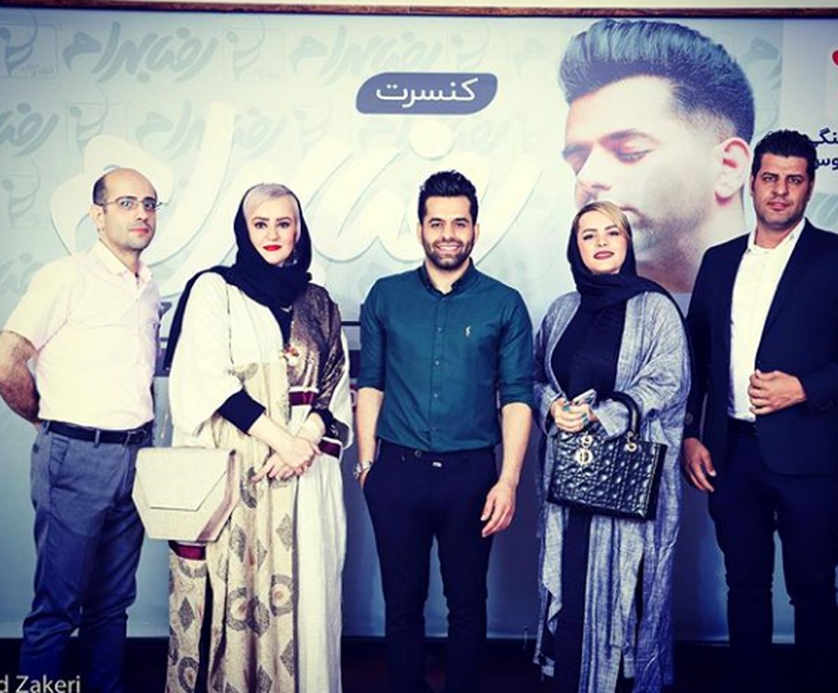 نعیمه نظام دوست و خواهرش در کنسرت رضا بهرام+عکس