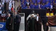 روحانی: آمریکا را به‌زانو در خواهیم آورد
