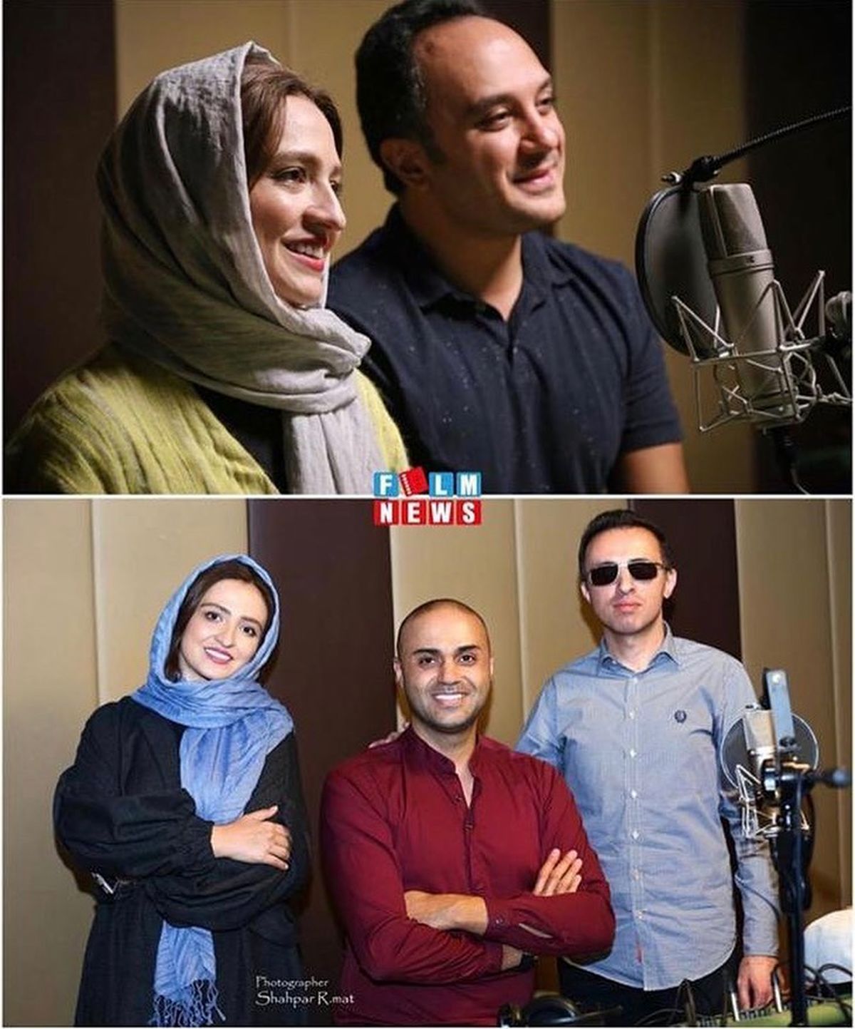 احسان کرمی میهمان رادیو گلاره عباسی شد+عکس