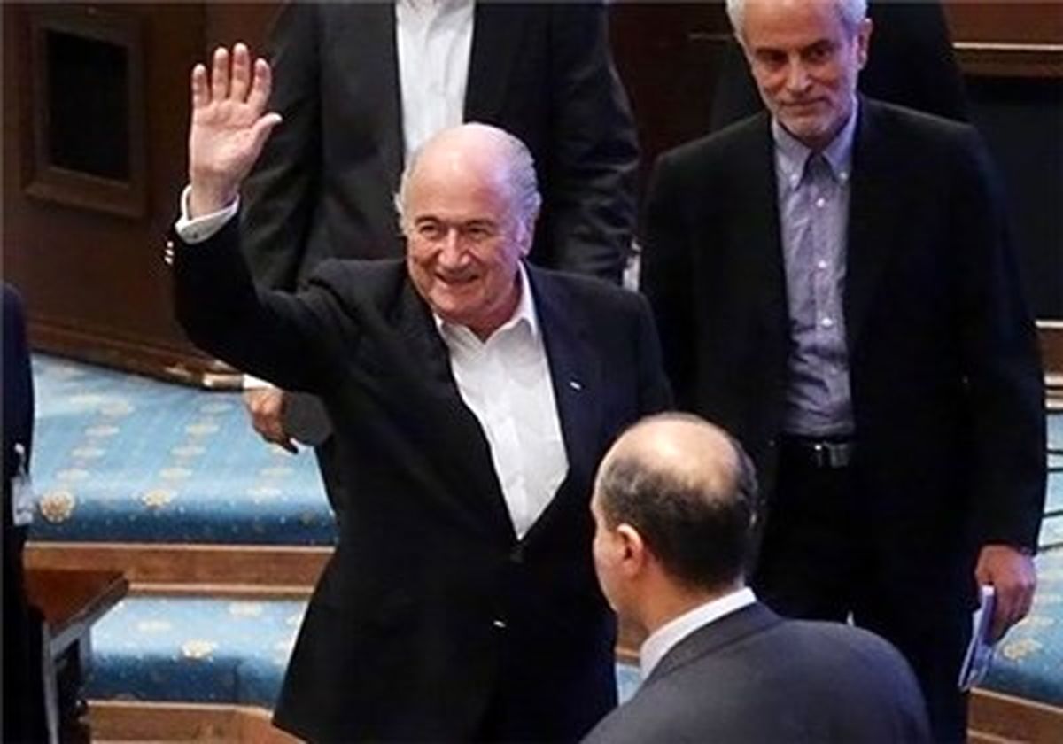 بلاتر ایران را ترک کرد