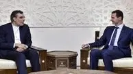 جابری‌انصاری با بشار اسد دیدار کرد