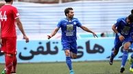 مهاجم استقلال پیکان‌سوار شد/عکس