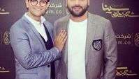 عکس مجری محبوب خوش صورت در کنسرت سینا شعبانخانی