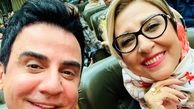 سلفی خندان داریوش فرضیایی با مرجانه گلچین
