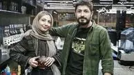 جدیدترین عکس  حدیث میرامینی و همسرش
