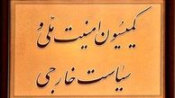 زمان بررسی «CFT» در کمیسیون امنیت ملی مجلس