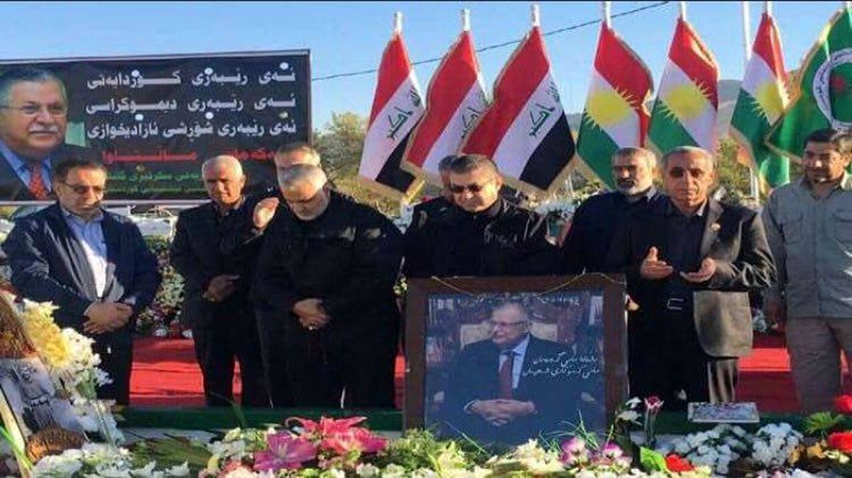 «رمزگشایی» از یک کلمه در پیام «سردار سلیمانی» برای کاک جلال