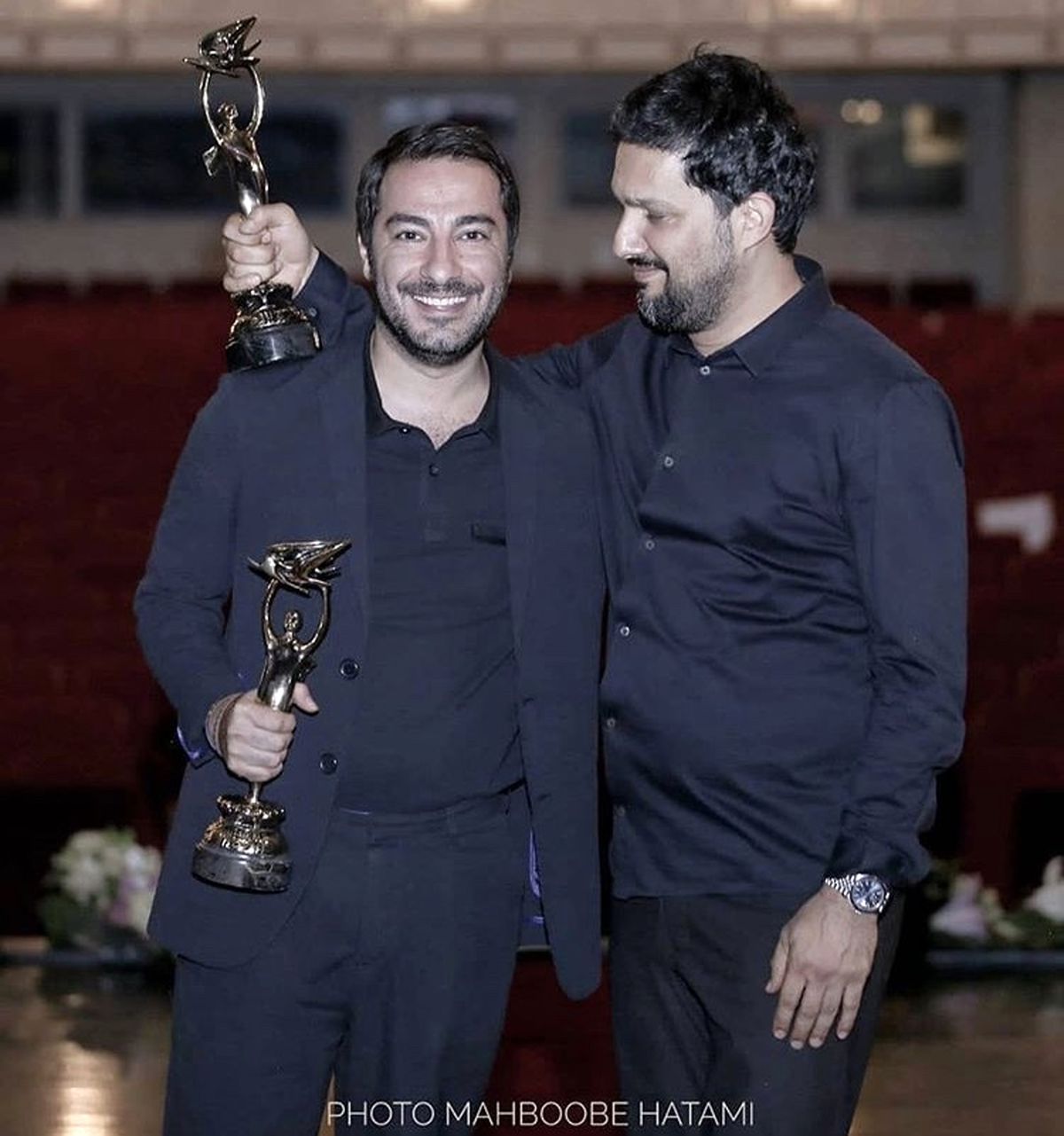 شادی نوید محمدزاده و حامد بهداد در یک مراسم + عکس