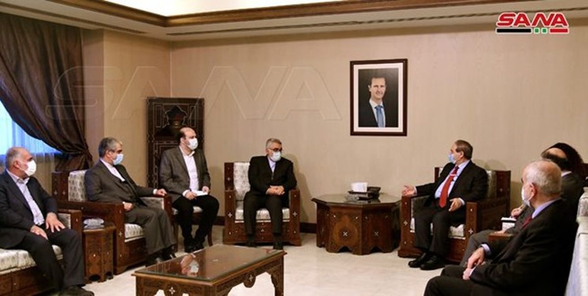 دیدار علاءالدین بروجردی با وزیر خارجه سوریه 