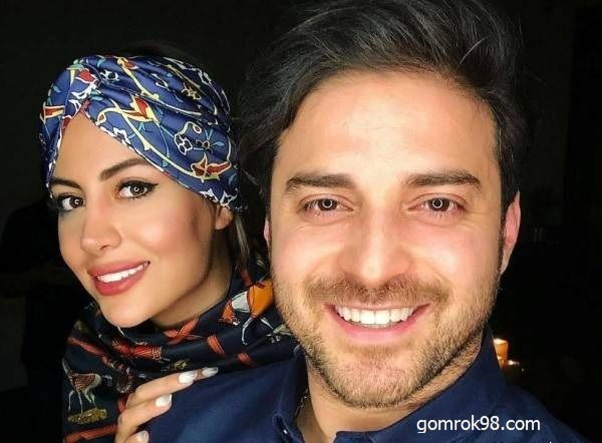 عکس آتلیه ای بابک جهانبخش و همسرش