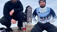 سینا مهراد در کنار رپر معروف ایرانی!