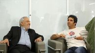 تبریک آقای کارگردان به مهران مدیری+عکس