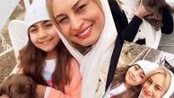 عکس زمستانی از مریم کاویانی و عزیزش
