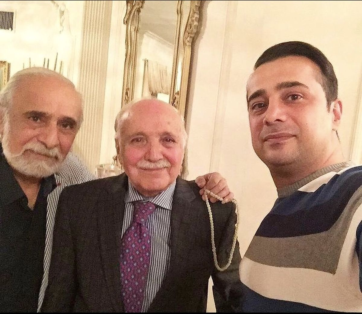 بازیگری که داغدار عمویش شد + عکس