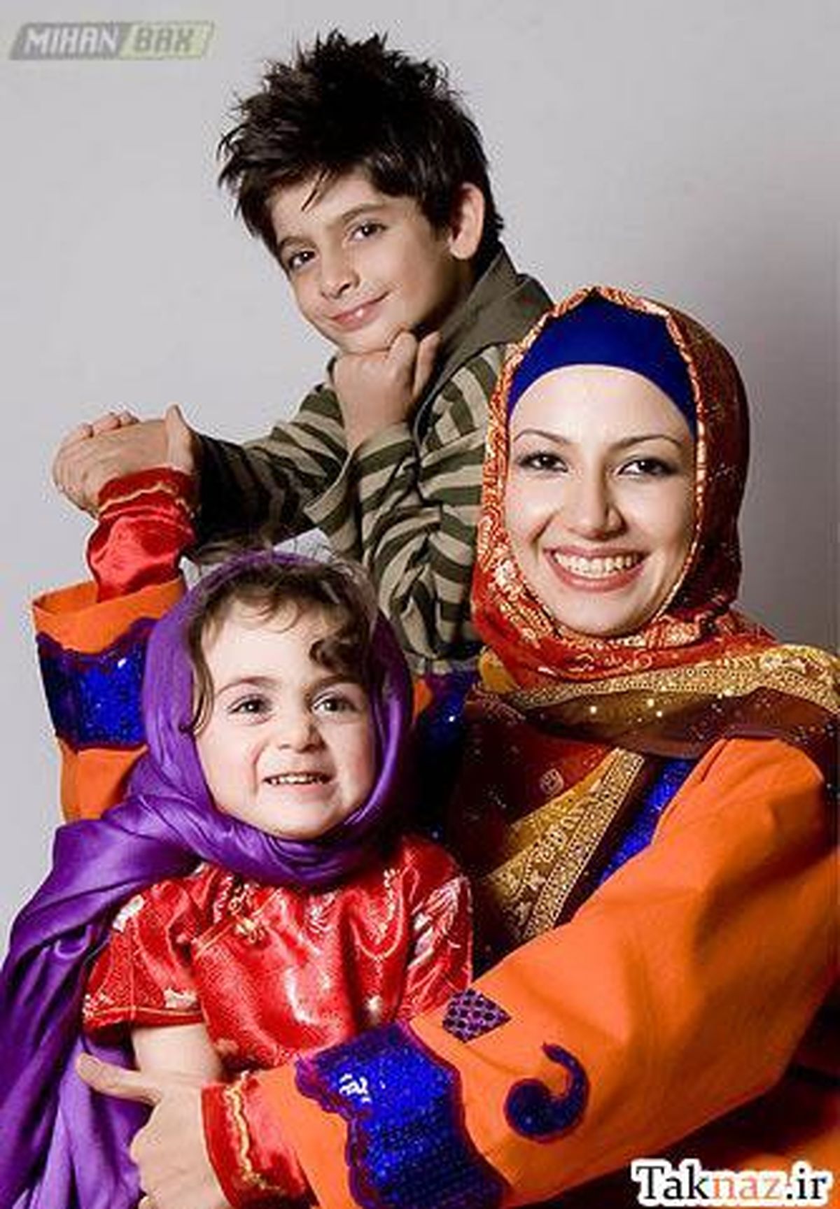 خواهر مشهور و خواهرزاده های نمکی مریلا زارعی+عکس