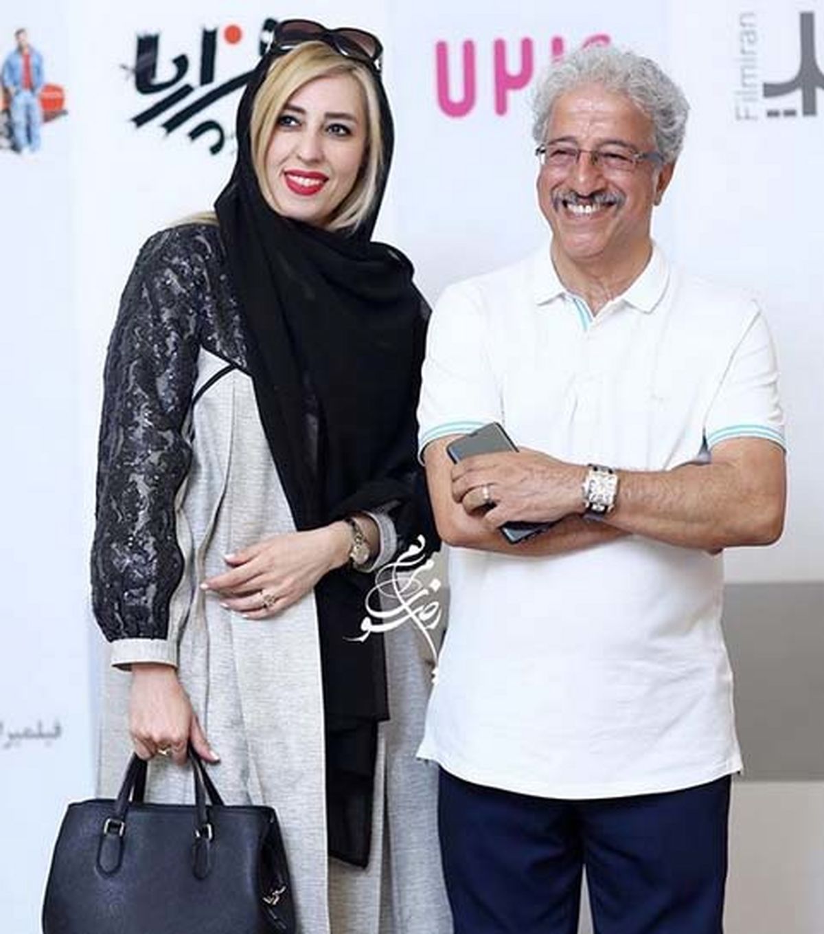 «علیرضا خمسه» و بانوی جوانش! 