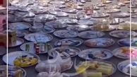 صحنه ای عجیب از نمایش جهیزیه یک عروس 