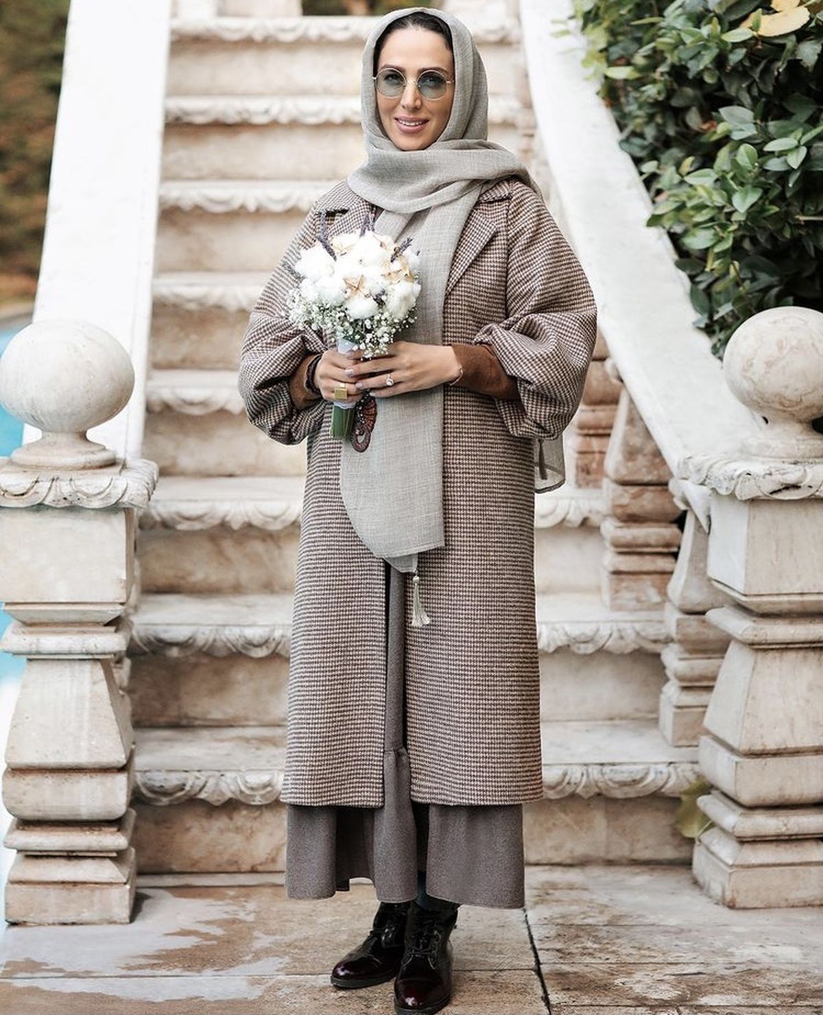 دسته گل خاص سوگل طهماسبی + عکس
