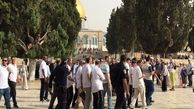 شهرک‌نشینان صهیونیست به مسجدالاقصی یورش بردند