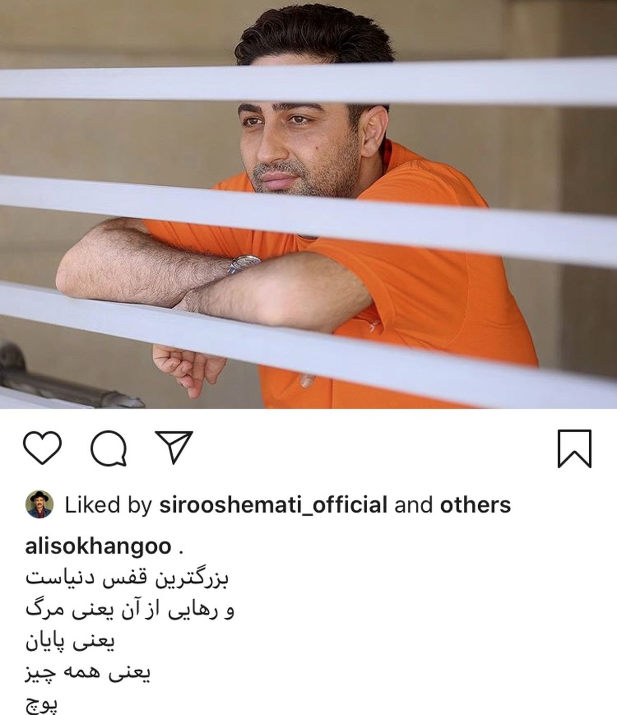 بزرگترین قفس از نظر علی سخنگو + عکس