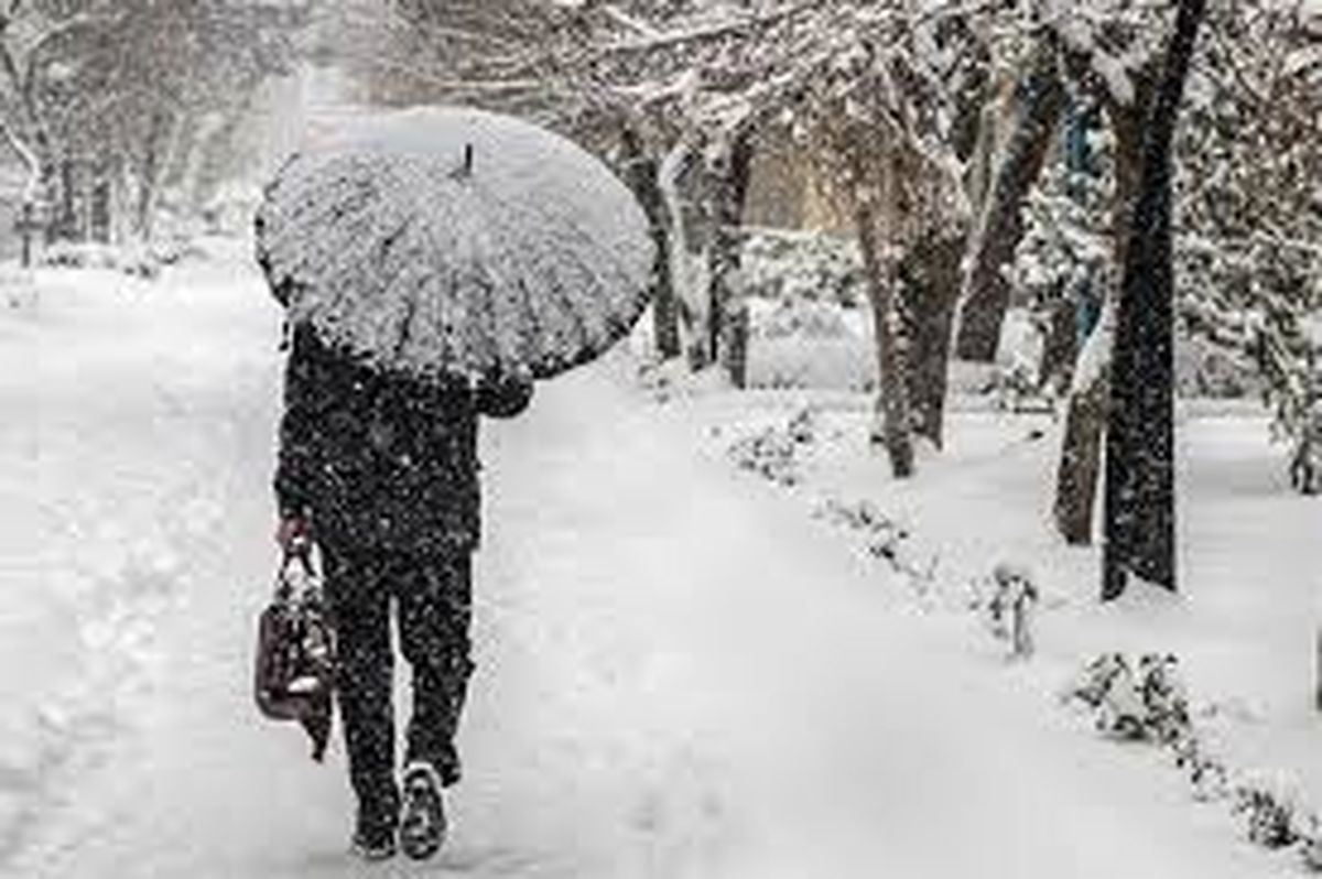 اطلاعیه سازمان هواشناسی درباره بارش برف و باران