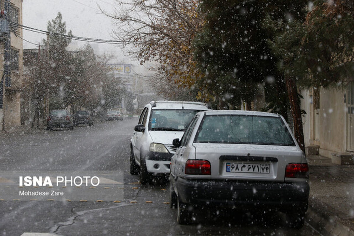 بارش برف و باران در ۶ استان / وزش باد شدید در جنوب کشور