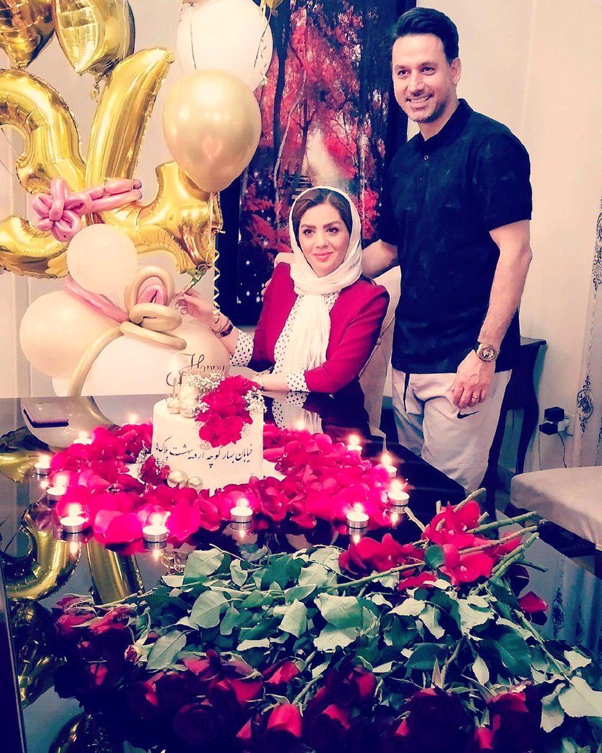 سورپرایز همسر آقای مجری+عکس