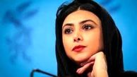 آزاده صمدی در پشت صحنه «نهنگ آبی»
