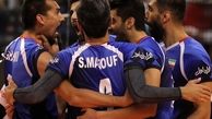 پیروزی تیم ملی والیبال ایران برابر بلغارستان