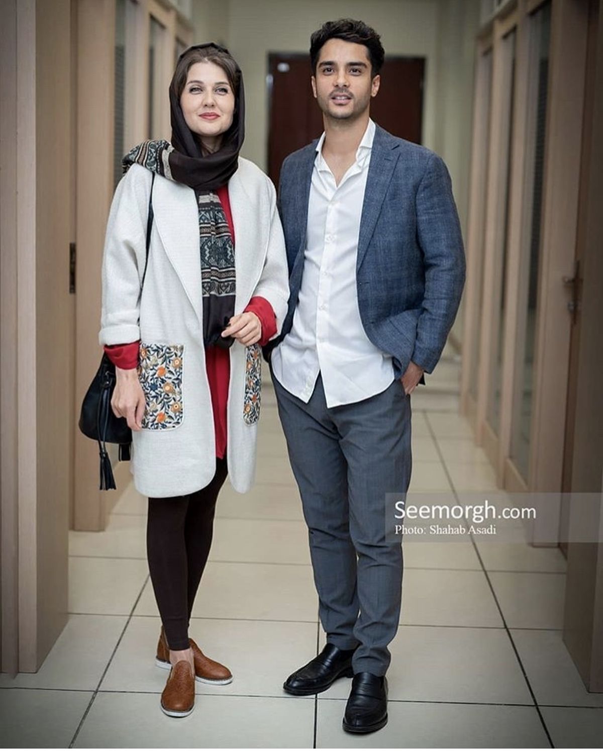 ساعد سهیلی و همسر خارجی اش + عکس