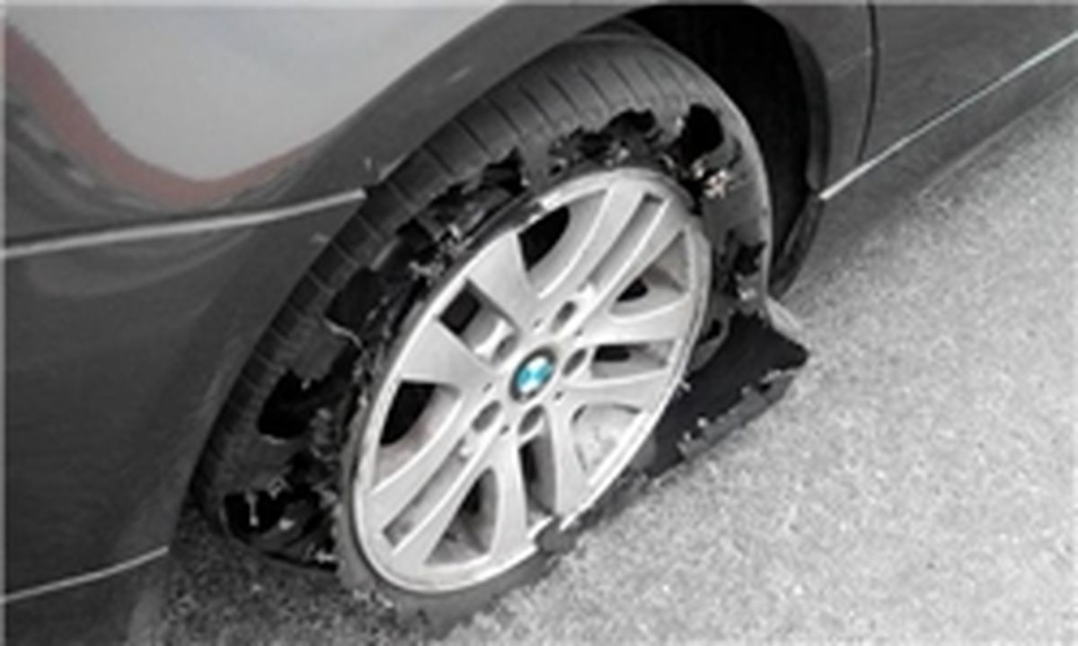 هنگام ترکیدن لاستیک چه کنیم؟