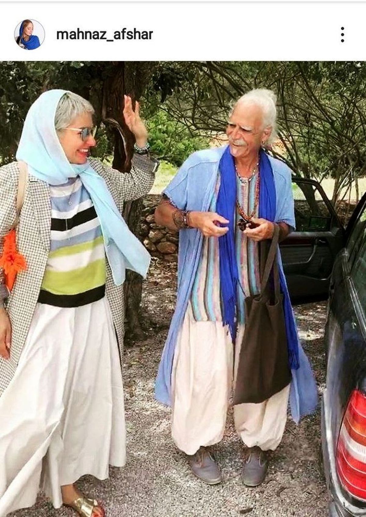 تیپ عجیب مهناز افشار در آلمان +عکس 