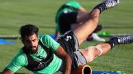 مصدومیت یک مدافع در تمرین تیم ملی