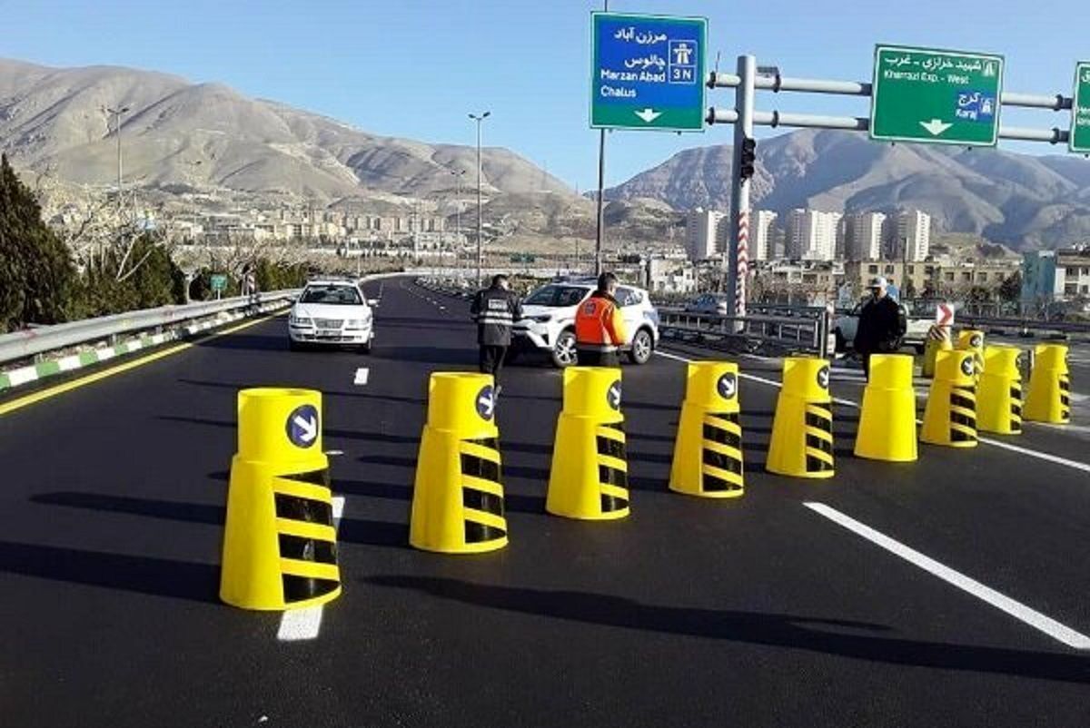 جاده چالوس تا این روز مسدود شد