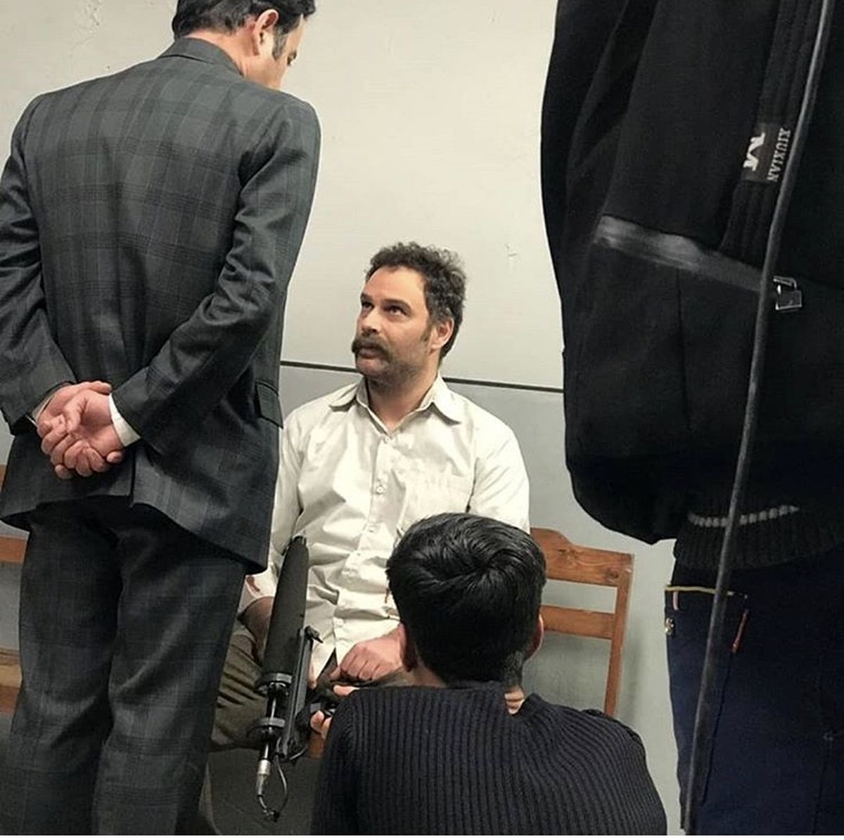 آقای بازیگر در بازداشتگاه + عکس
