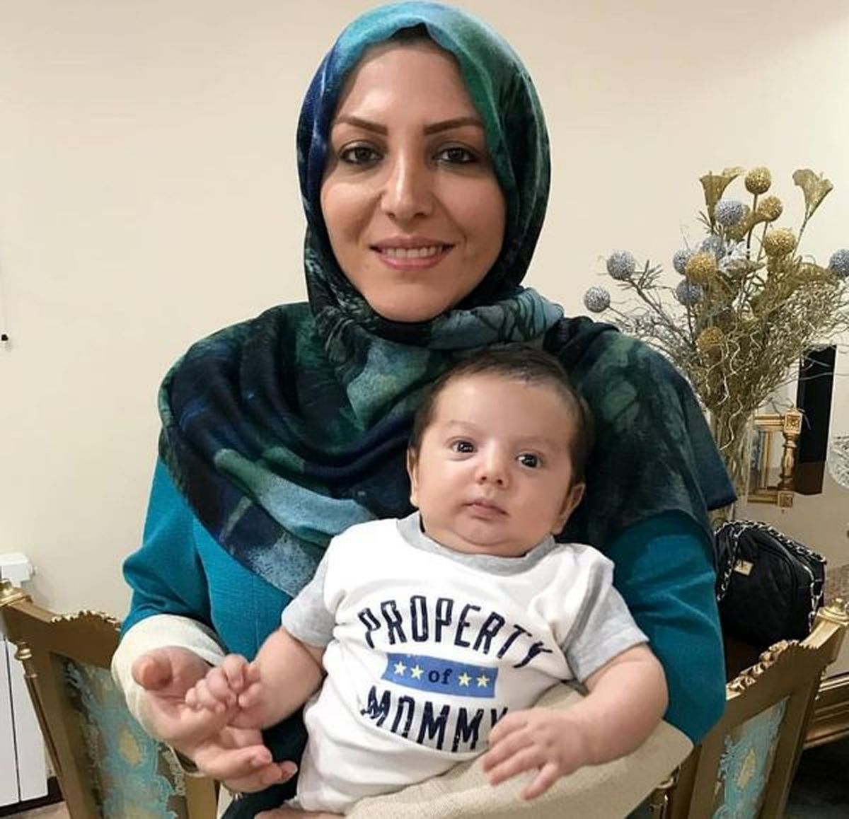 المیرا شریفی مقدم و برادرزاده اش + عکس